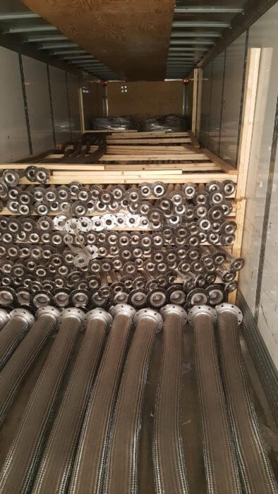 Corrugated Metal Hose Ready For shipment