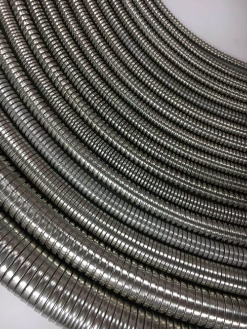 Metal Braided Hose Wrapped and ready for delivery