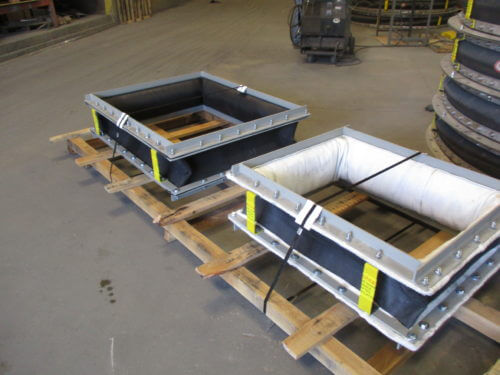 Fabric Expansion Joints in the warehouse ready for shipment