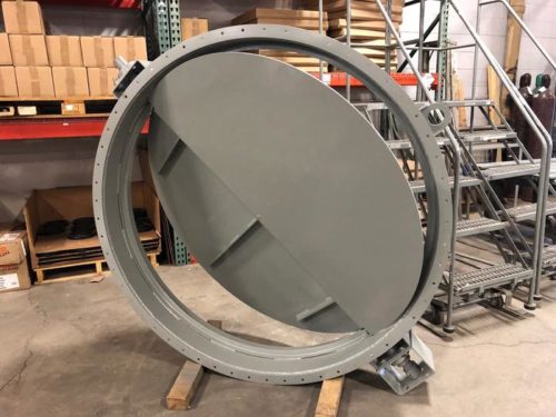 butterfly wafer metal industrial damper