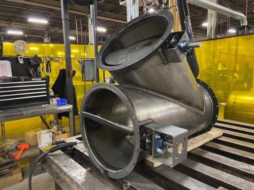 Precision Hose & Expansion Joints diverter metal industrial damper